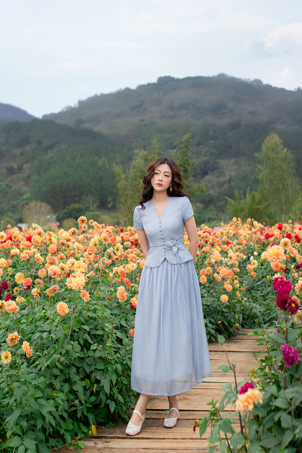 ao-kieu-nu-peplum-mau-xanh-dinh-hoa-asm30-12 Áo kiểu nữ peplum màu xanh đính hoa ASM30-12