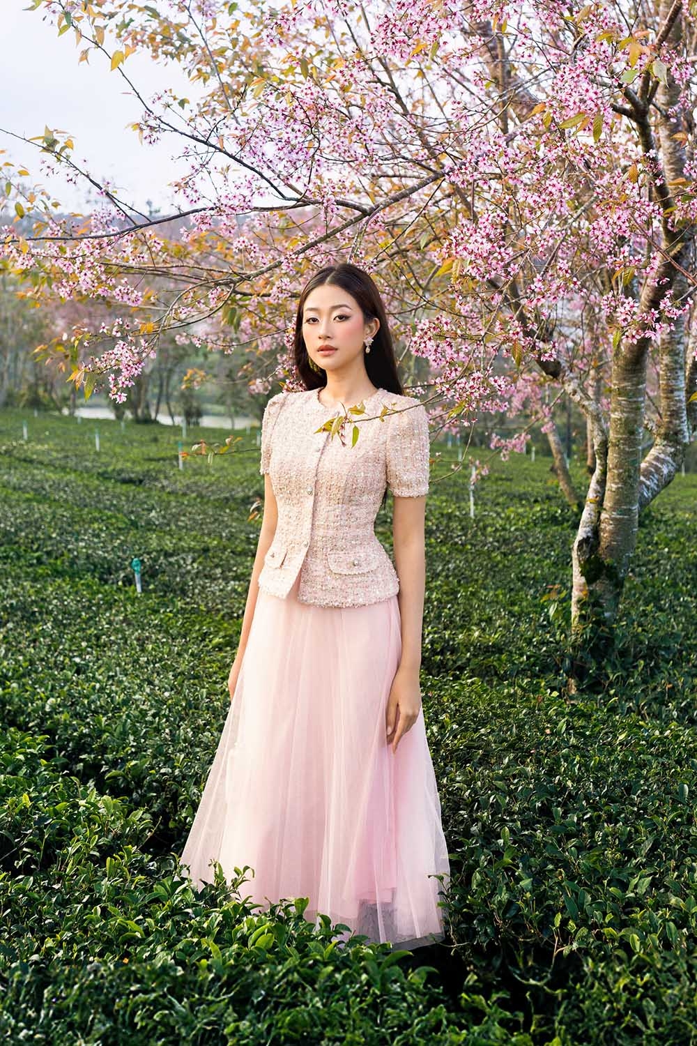 ao-tweed-kieu-peplum-phoi-nut-asm30-11 Áo tweed kiểu peplum phối nút ASM30-11