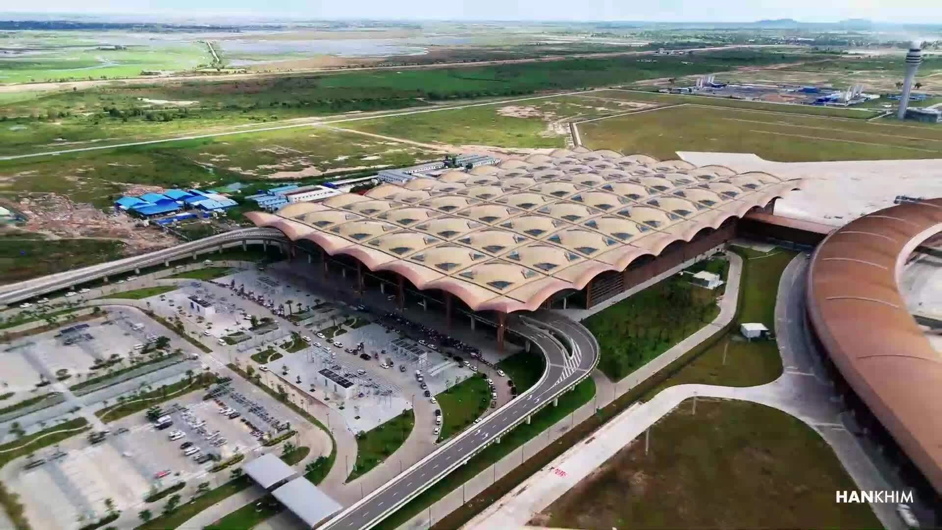 Bên trong sân bay đẹp nhất thế giới ở Campuchia