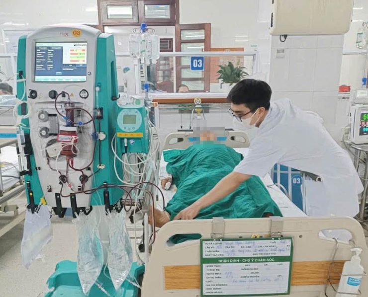 Bệnh nhân đã qua cơn nguy kịch. Ảnh: BVCC