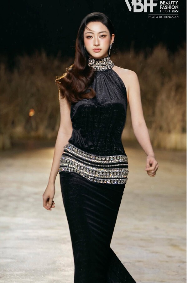 Màn catwalk viral của Lương Thùy Linh - 3