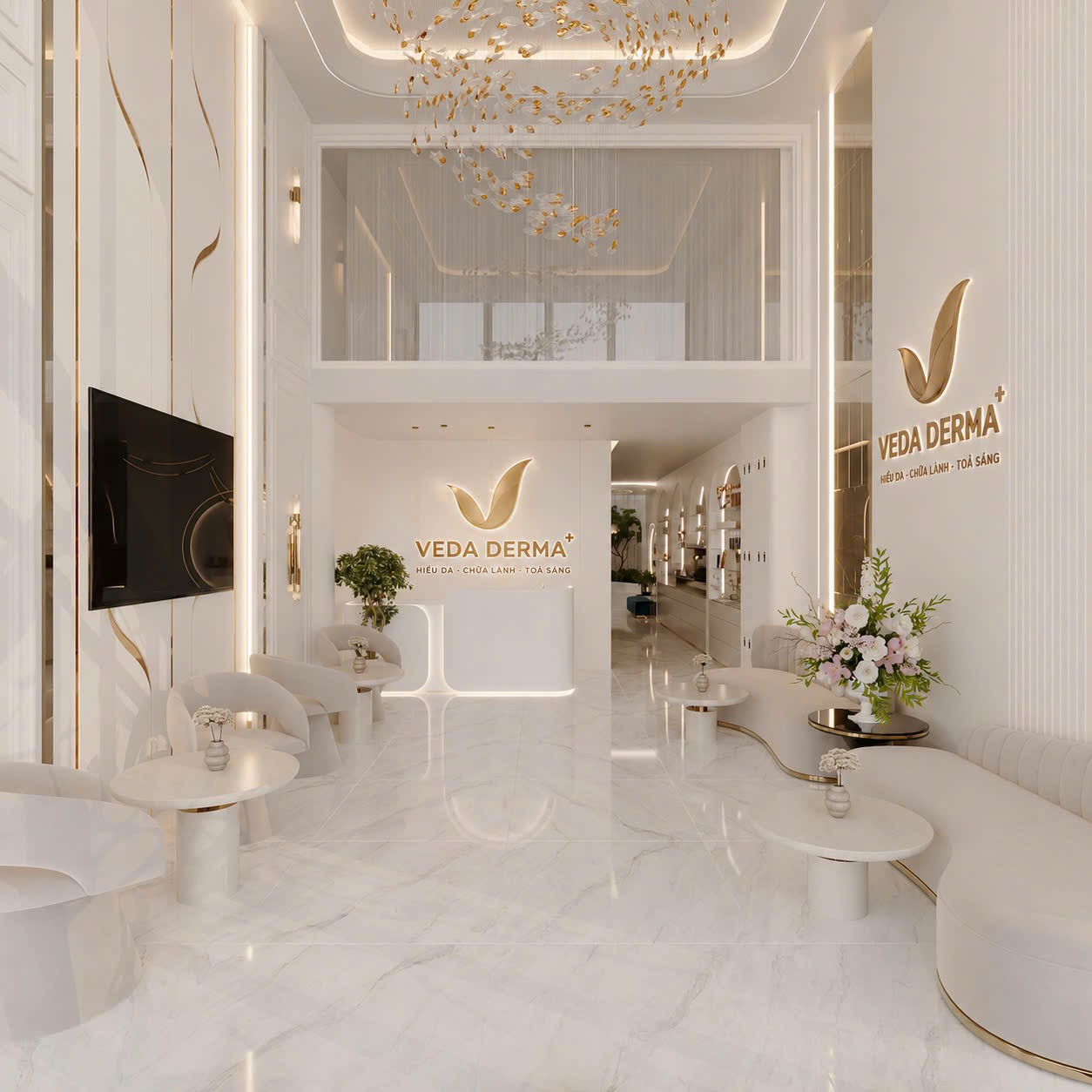 1784605645-538-width1254height1254 VEDA DERMA+ mang đến trải nghiệm không gian cao cấp cho khách hàng