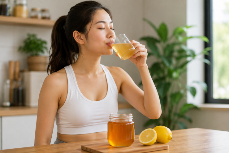 Mật ong thường được xem là chất tạo ngọt tự nhiên và được nhiều người lựa chọn thay thế đường trắng. Ảnh: AI.