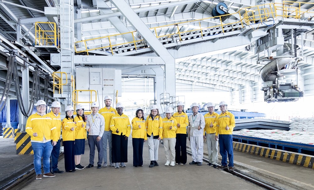 Đoàn công tác tìm hiểu năng lực sản xuất phân bón của PVCFC