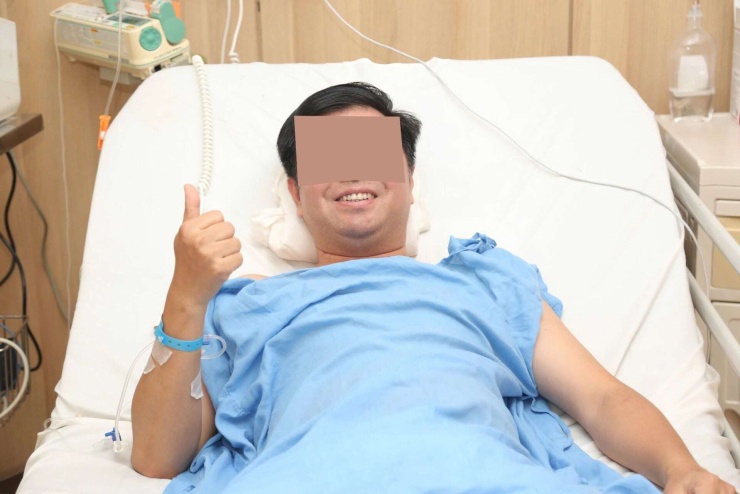 Người bệnh hồi phục, tươi cười sau sự thành công của ca ghép. Ảnh: BVCC