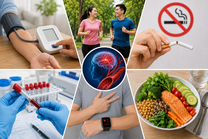 6 việc nên làm mỗi ngày để giảm nguy cơ đột quỵ, bảo vệ não bộ.