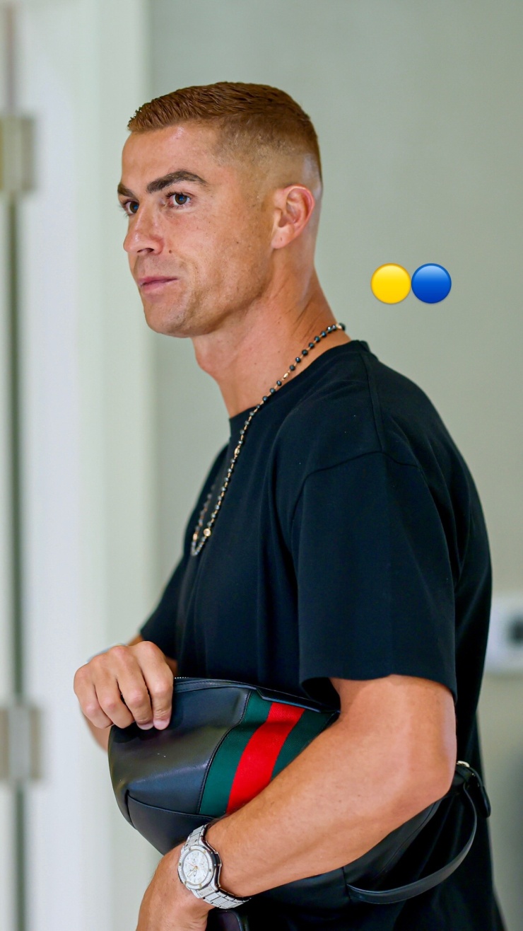 Kiểu tóc mới của Ronaldo.