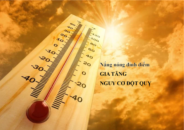 Người dân cần cảnh giác khi nắng nóng đỉnh điểm gia tăng nguy cơ sốc nhiệt, đột quỵ. Ảnh minh họa