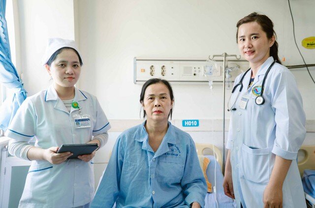 Người bệnh được điều trị tại khoa Nội tổng hợp, dự kiến xuất viện vào chiều ngày 19/8. Ảnh BVCC