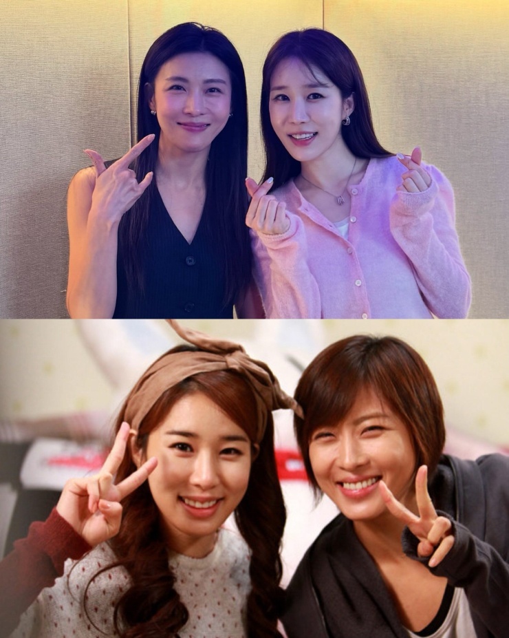 1787559490-1165058858-5-jpeg-5834-8610-5951-width740height927 Yoo In Na và Ha Ji Won tái ngộ trong series Yoo In-radio hôm 19/8 (ảnh trên) và ảnh kỷ niệm hai nữ diễn viên chụp cùng nhau khi tham gia phim Secret Garden năm 2010 (ảnh dưới). Ảnh: Youtube Yoo In-radio