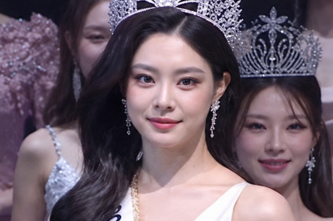 Woo Seo Yoon ở chung kết cuộc thi. Ảnh: Daum