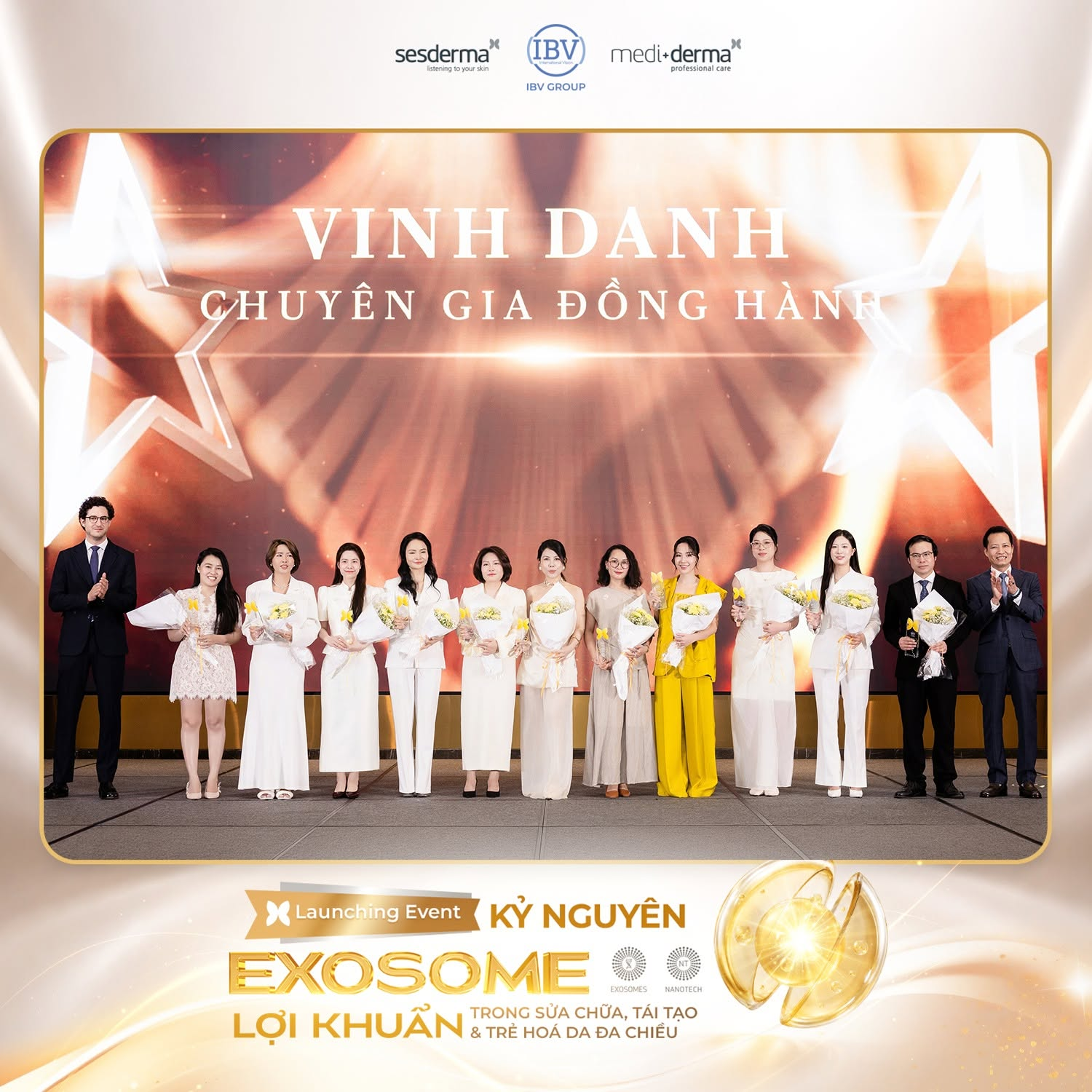 image1-1787104142-290-width1500height1500 Sesderma, Mediderma và IBV Group vinh danh các Chuyên gia đồng hành tại Launching Event 2026