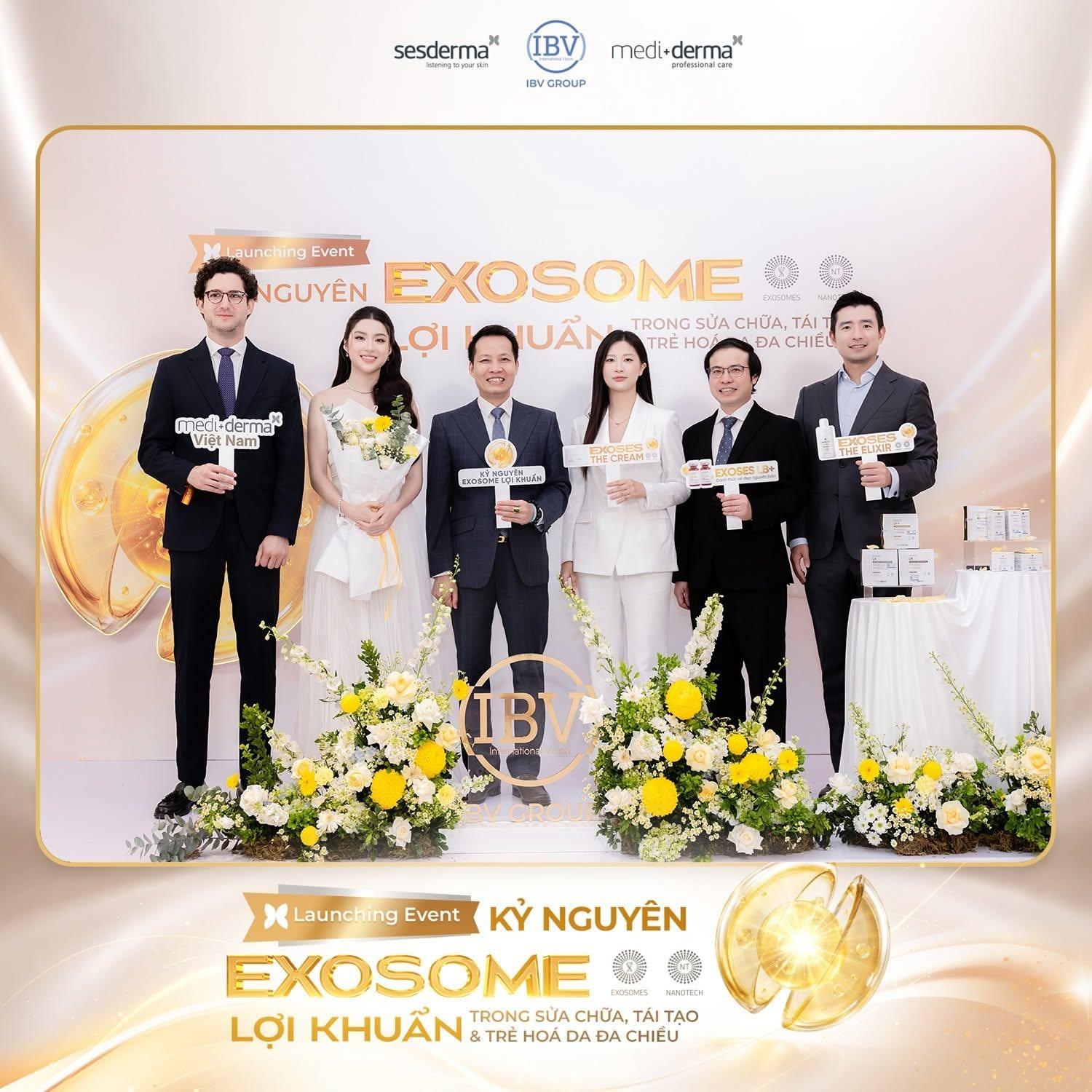 image2-1787104142-760-width1500height1500 Lãnh đạo Sesderma Group & IBV Group chụp lưu niệm cùng Hoa hậu Miss World Việt Nam 2025 cùng các diễn giả tại sự kiện