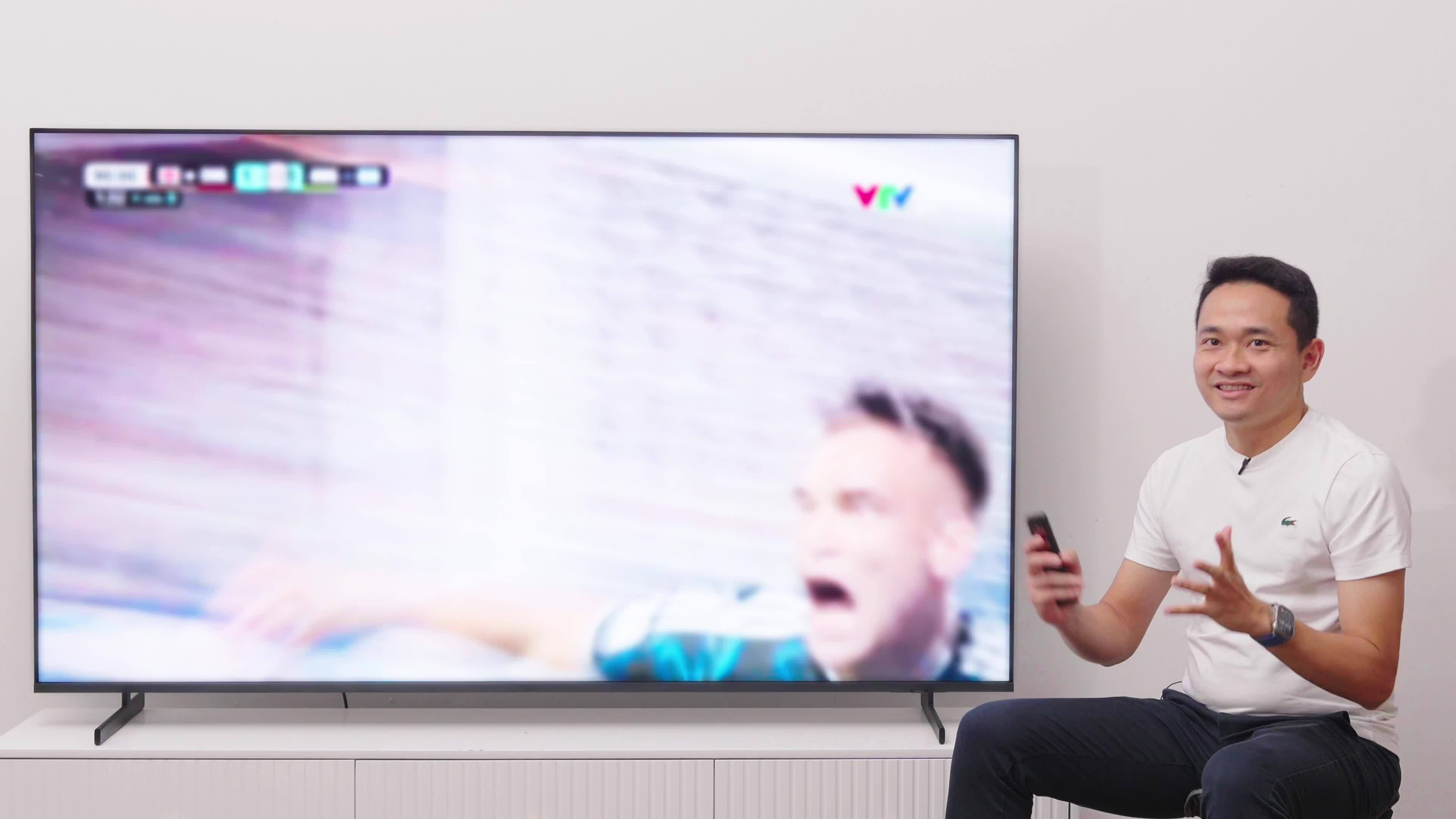 Tắt tiếng bình luận bóng đá trên TV Samsung 2026
