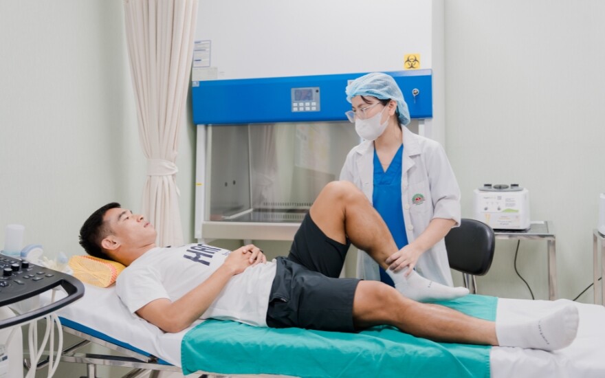 Tiền vệ Đậu Văn Toàn sử dụng PRP để “bảo dưỡng” hệ vận động