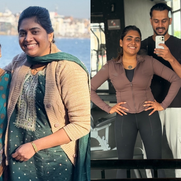 Nimisha Sajayan tăng 14 kg trong hai tháng để phục vụ vai diễn rồi gấp rút giảm cân về lại thể trạng ban đầu. Ảnh: Instagram nimisha_sajayan