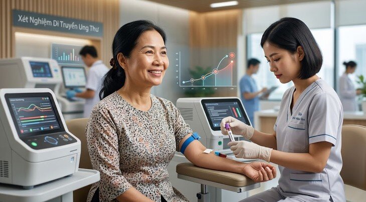 1789004510-74a686c1b1-xet-nghiem-ctdna-co-the-phat-hien-mot-so-thay-doi-di-truyen-cua-ung-thu-vu-trong-mau-truoc-khi-benh-tien-trien-ro-tren-hinh-anh-324-width730height403 Xét nghiệm ctDNA có thể phát hiện một số thay đổi di truyền của ung thư vú trong máu trước khi bệnh tiến triển rõ trên hình ảnh. Hình minh họa AI.