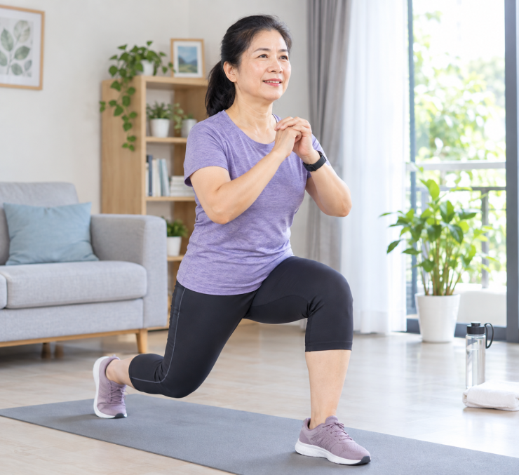 Các bài tập chân tác động đến nhiều nhóm cơ lớn như cơ đùi trước, đùi sau, cơ mông và cơ bắp chân. Ảnh: AI.