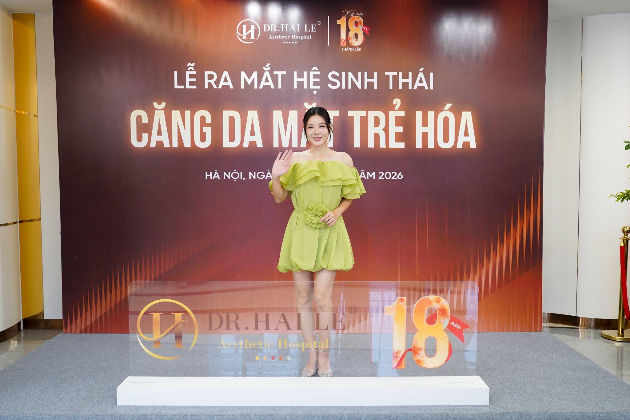 DV Thanh Hương tin tưởng lựa chọn căng da mặt tại BVTM Dr.Hải Lê