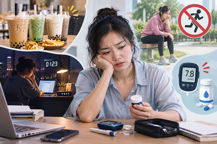 Nhiều người trẻ mới U30 đã mắc bệnh chuyển hóa.