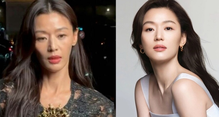 1791358423-0bb4deec74-9nlfdqjuhjnagyhagd1e25icr3xhpvgjaufof62sq58-jun-ji-hyun-rapid-aging-debate-width740height397 Jun Ji Hyun gây tranh luận vì diện mạo tại show Saint Laurent. Nhiều khán giả bênh vực vẻ đẹp tự nhiên của nữ diễn viên.