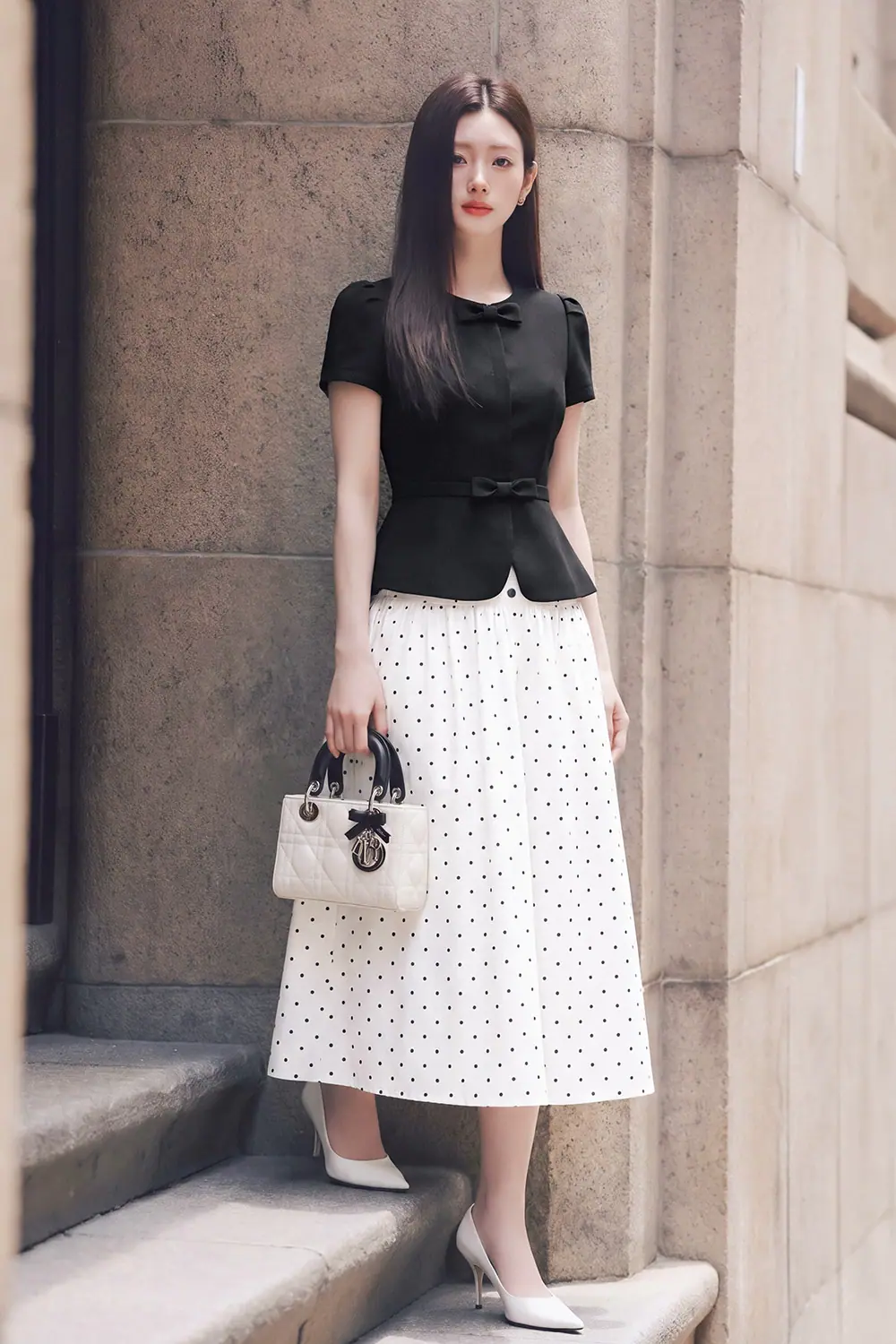 ao-peplum-cong-so-nu-co-tron-dinh-no-asm35-01 Áo peplum công sở nữ cổ tròn đính nơ ASM35-01
