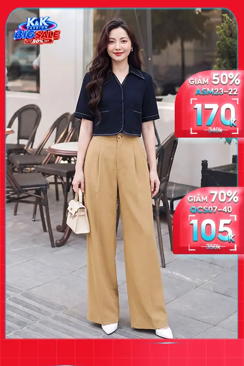 Quần suông nữ công sở