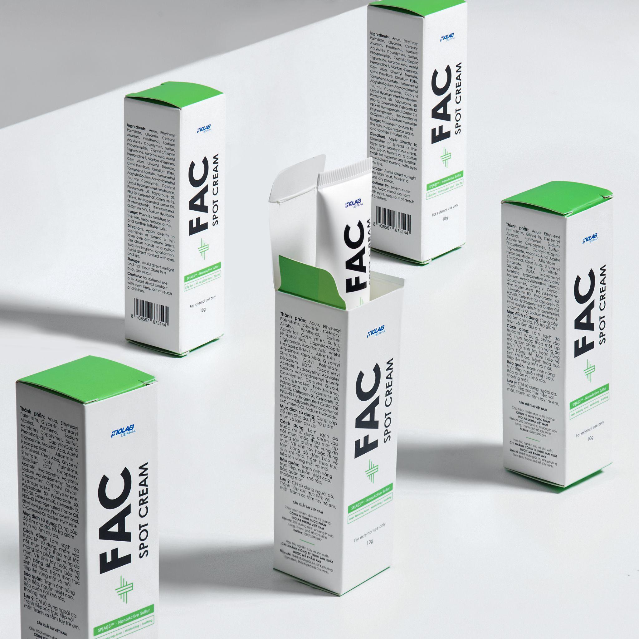 image3-1791445357-780-width2048height2048 Inolab Derma FAC Spot Cream được kiểm nghiệm da liễu, phù hợp với làn da mụn nhạy cảm - 1