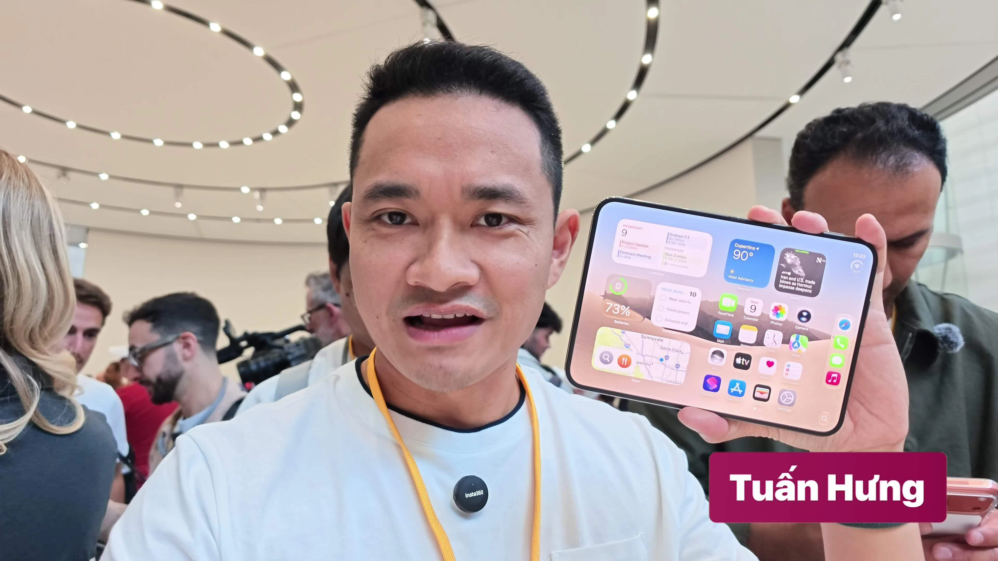 Trải nghiệm nhanh iPhone Duo - Điện thoại gập đầu tiên của Apple