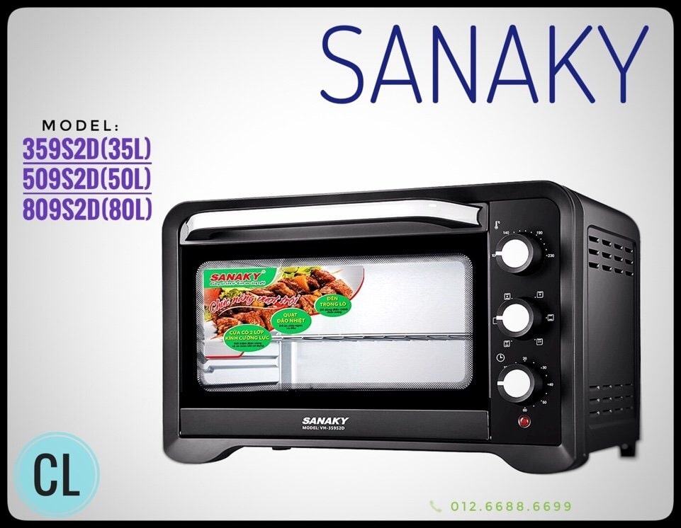 Lò nướng điện Sanaky VH-809S2D