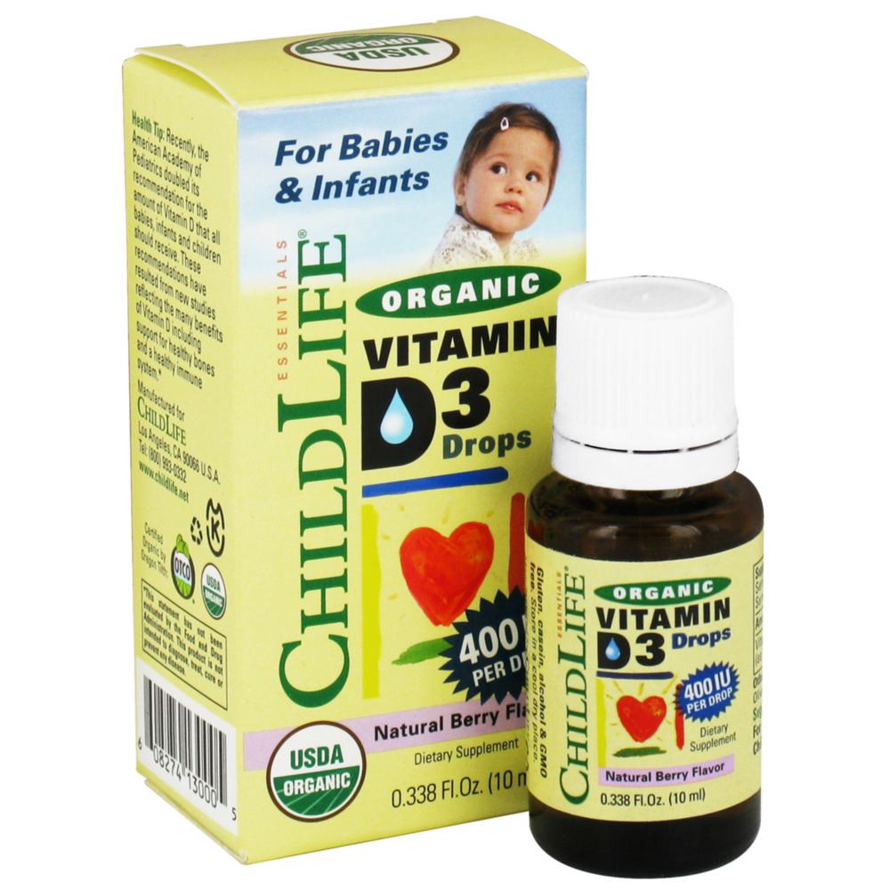 Vitamin D3 ChildLife dạng giọt bổ sung cho bé
