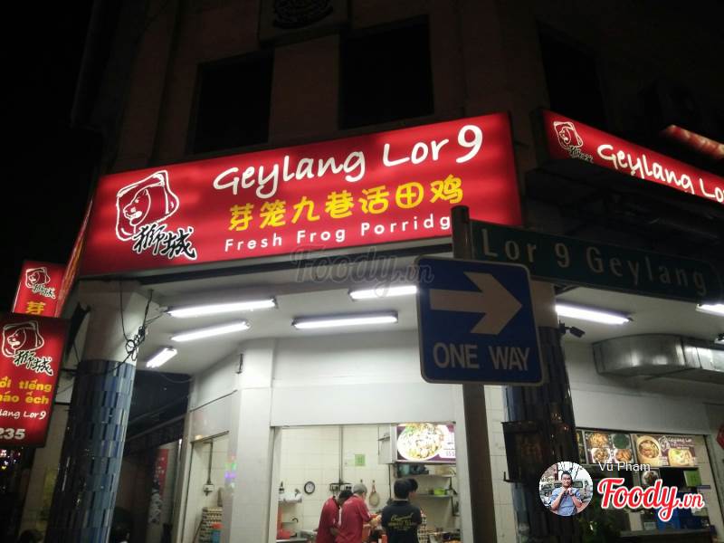 Thưởng thức cháo ếch ở Singapore với nhà hàng Lion City Frog Porridge
