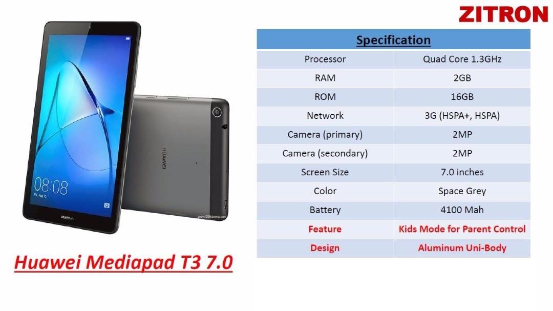 Máy tính bảng Huawei MediaPad T3 7.0 (Gold) 
