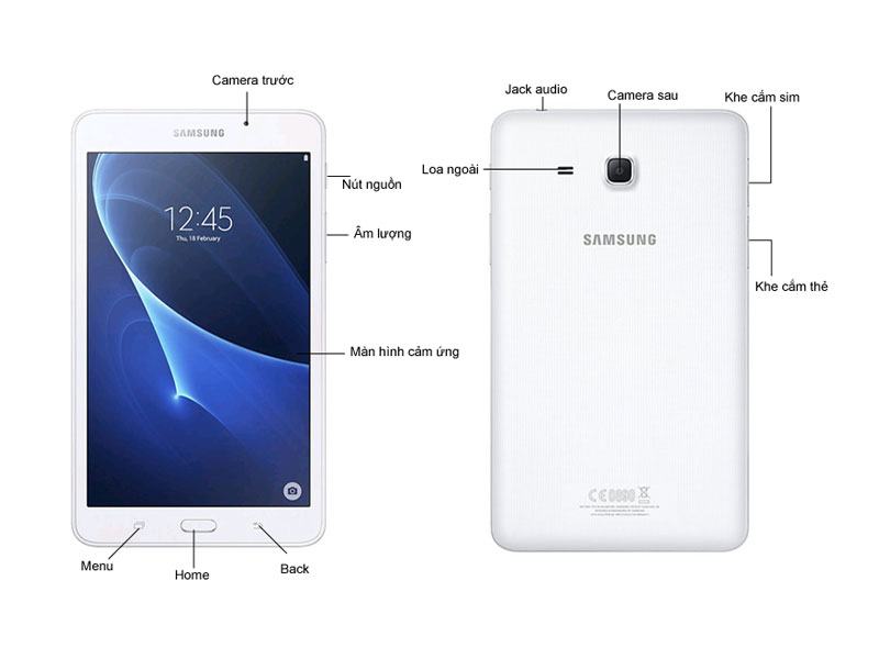 Máy tính bảng hãng Samsung Galaxy Tab A6 7.0  inch 