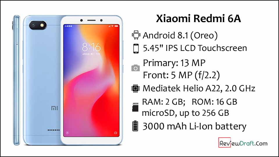 Xiaomi Redmi 6A giá bao nhiêu