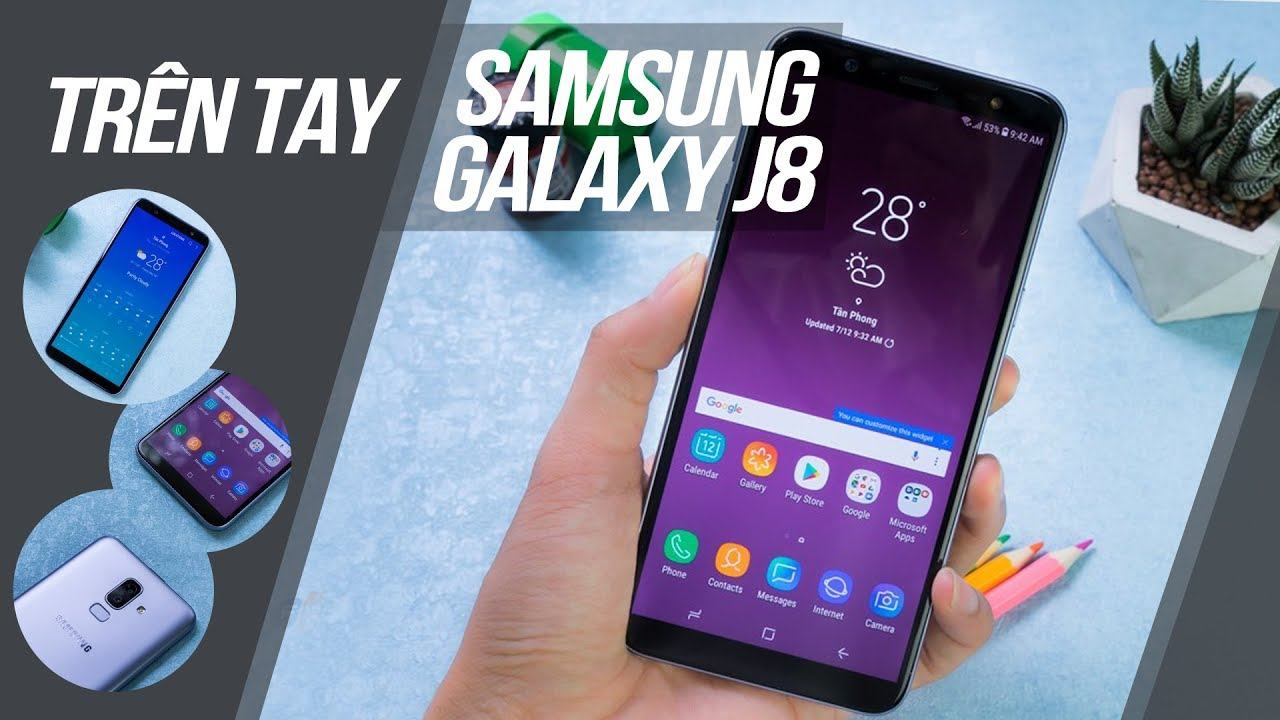 Màn hình của Samsung Galaxy J8 cho khả năng hiển thị màu sắc rực rỡ