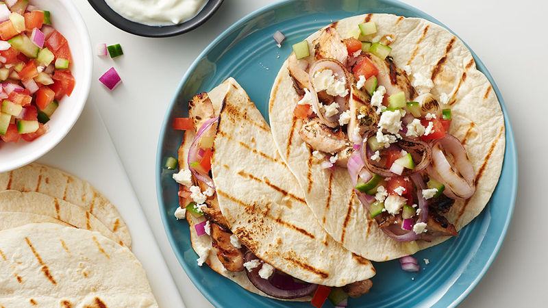 Giữ vòng eo luôn thon gọn với thực đơn Gà Tacos Hy Lạp