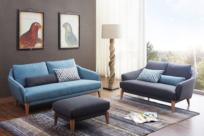 Nệm gấp ghế Sofa Vạn Thành gam màu nhã nhặn làm sáng không gian phòng khách nhà bạn