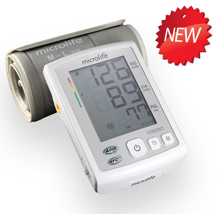 Dùng máy đo huyết áp nhỏ gọn nhưng chính xác A5 NFC hãng Microlife 