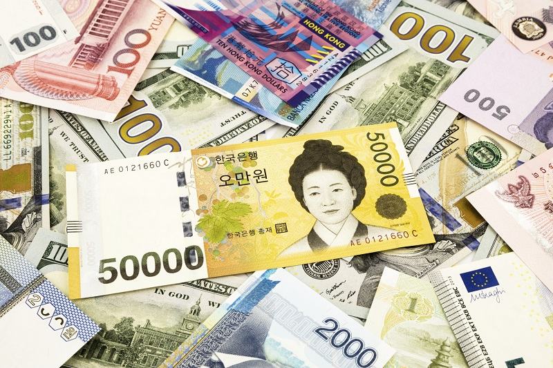 Những đồng tiền Won của Hàn Quốc