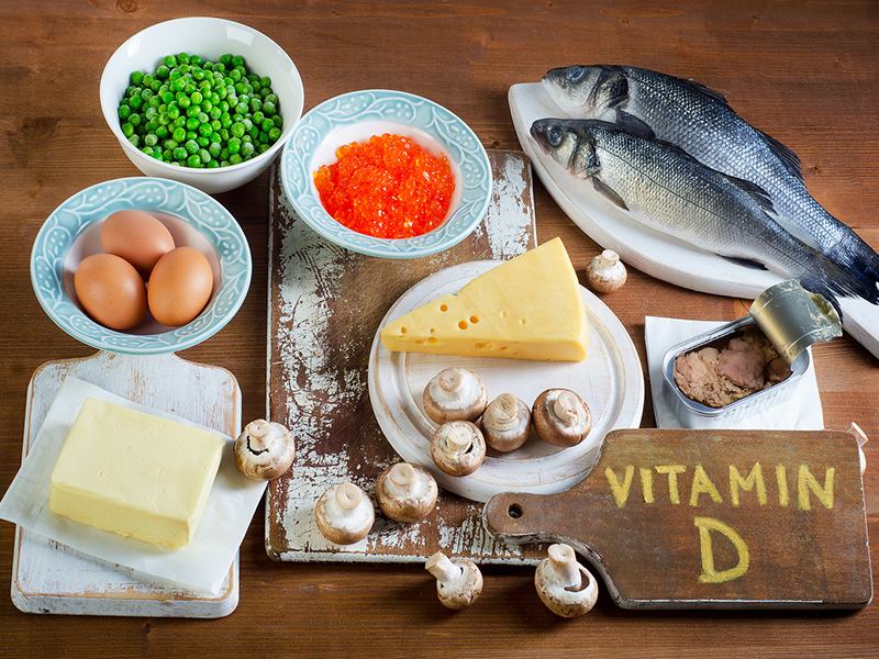 Vitamin D có nhiều loại, có thể cung cấp qua đường ăn uống