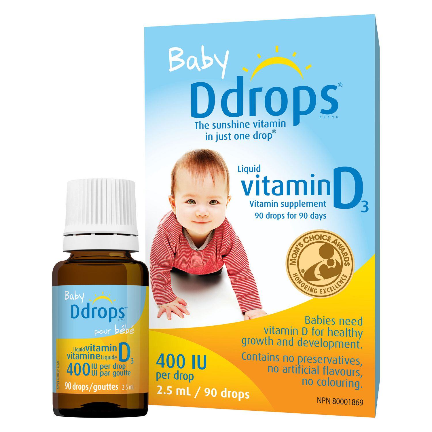 Vitamin D3 Baby Drops- đồng hành cùng sự phát triển toàn diện của bé yêu