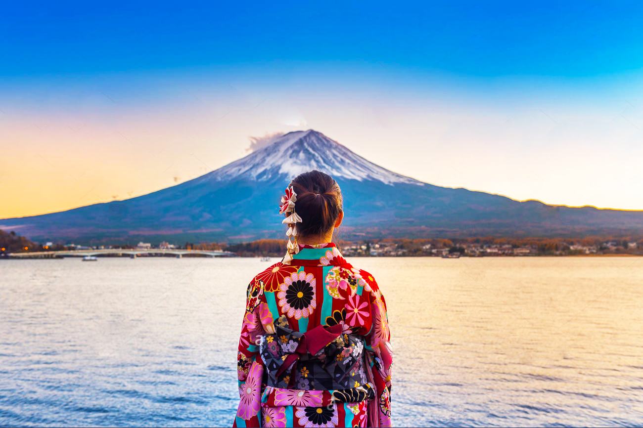 Hình ảnh núi Phú Sĩ là biểu tượng du lịch của đất nước mặt trời mọc