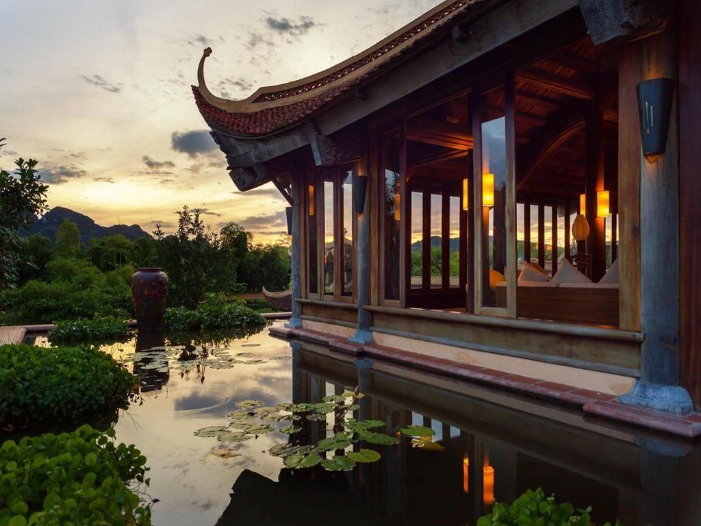  Emeralda Resort Ninh Bình, một trong những resort miền Bắc nổi tiếng. 