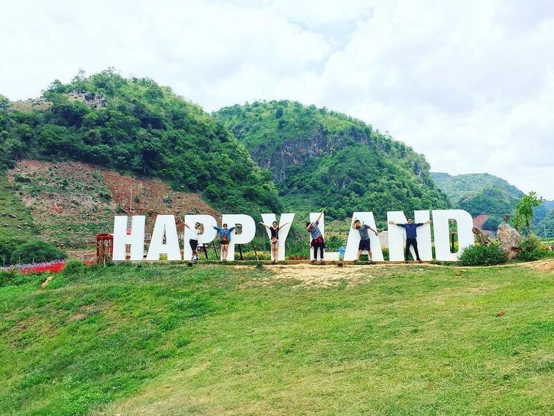Review khu du lịch Happy Land: Đường đi, Giá vé, Địa điểm vui chơi