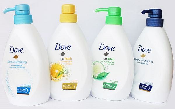 Sữa tắm Dove có tốt không và các loại sữa tắm Dove trên thị trường