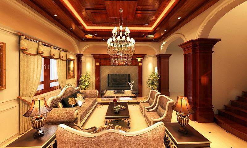 Phong cách cổ điển sử dụng nhiều nội thất nên phù hợp với những không gian rộng lớn 
