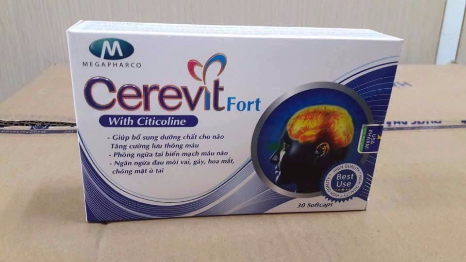 Thực phẩm chức năng bổ não Cerevit Fort 