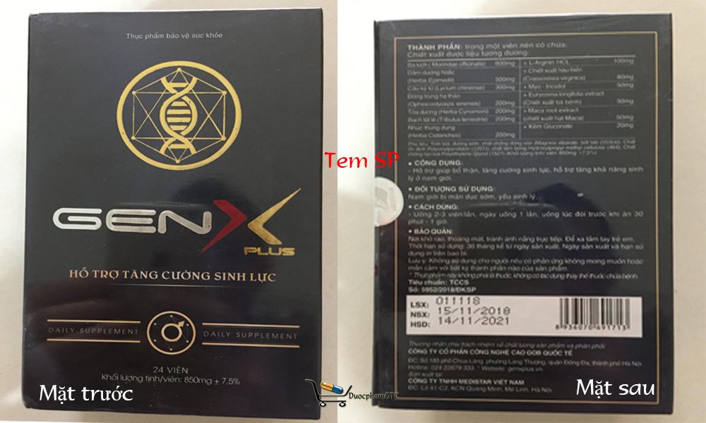 Gen X - tăng cường sinh lực nam giới