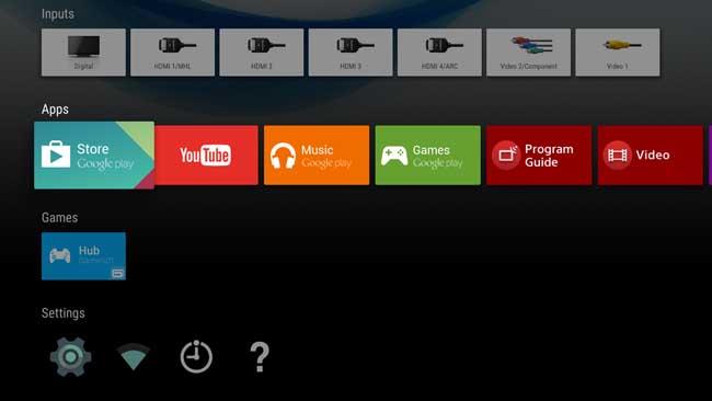 Cách cài đặt Smart tivi Sony - Chọn Store Google Play để tải ứng dụng về tivi của bạn.